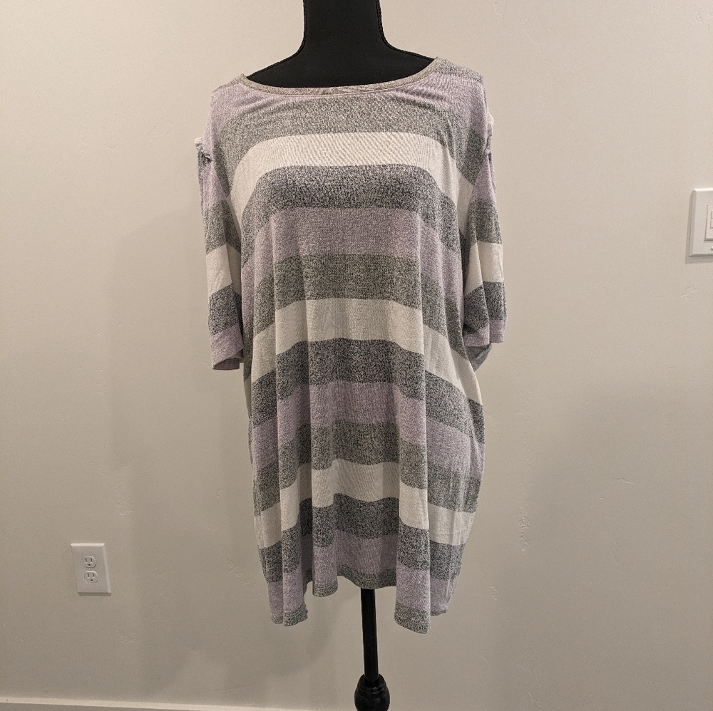 Lane Bryant Striped Tee